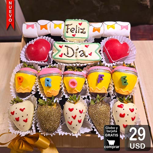 arreglo frutal dia del maestro