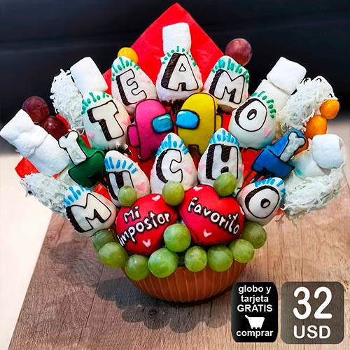 arreglo frutal amongus