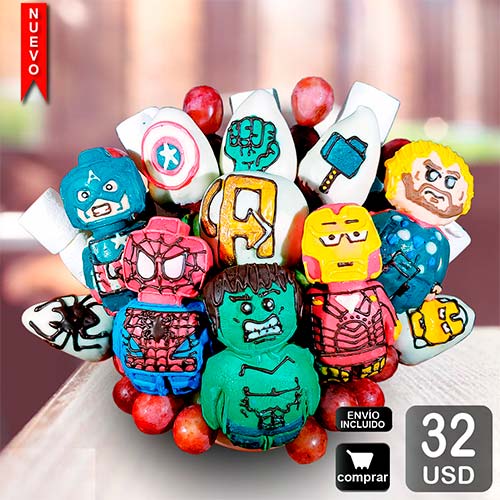 arreglo frutal Vengadores 2019