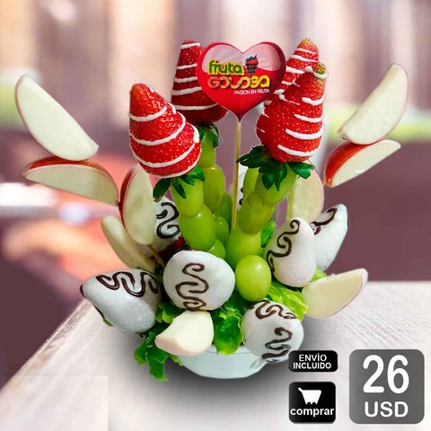 arreglo frutal Bel Frutto para desear un grandioso dìa