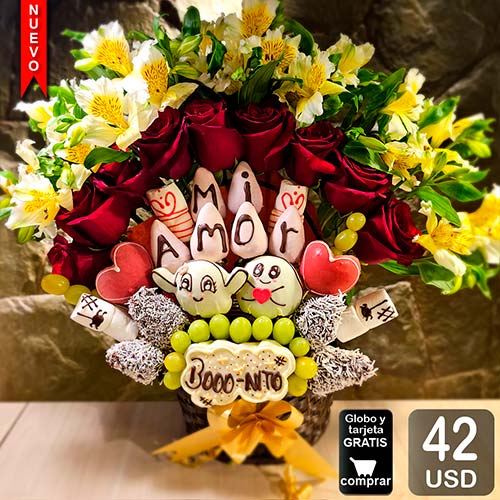 arreglo frutal boonito