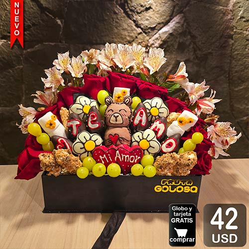 arreglo frutal capibara