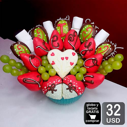 arreglo frutal geschenk