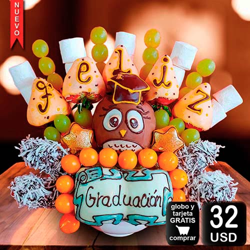 arreglo frutal Graduado para desear un grandioso dìa