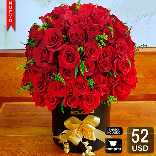 arreglo de rosas luxury