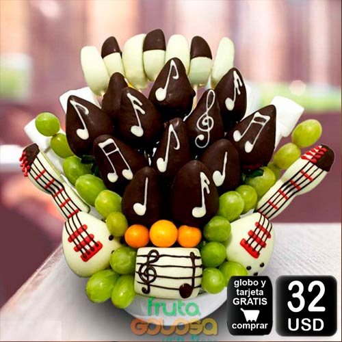 arreglo frutal Musique personalizado para cualquier ocasion