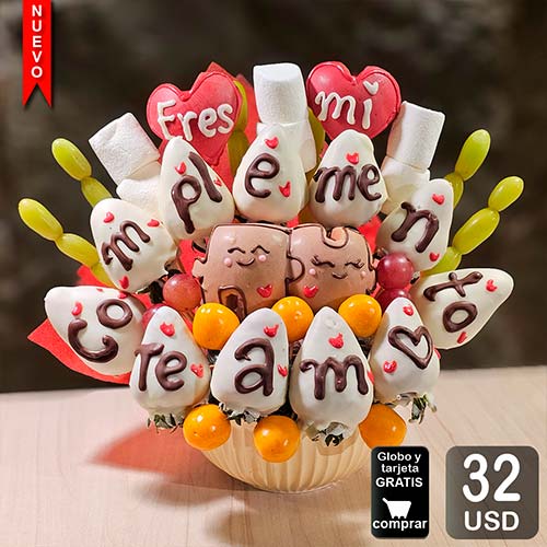 arreglo frutal piecita