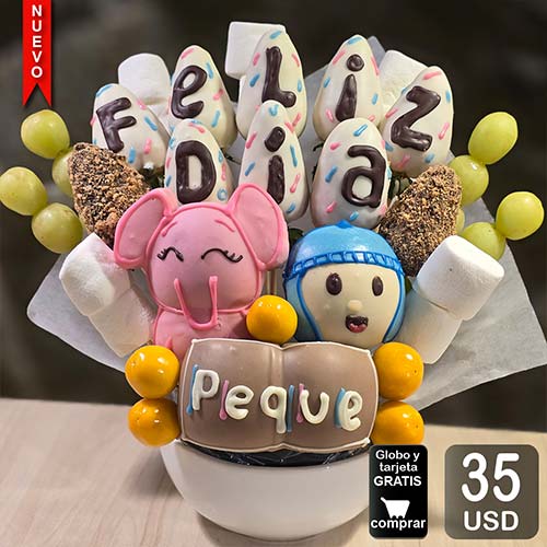 arreglo frutal pocoyo