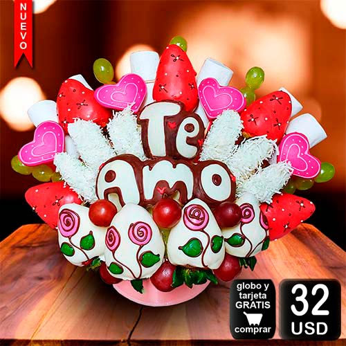 arreglo frutal owl para demostrar cuanto amas
