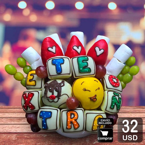 arreglo frutal Silvestre para demostrar amor