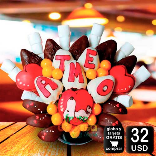 arreglo frutal sueños para demostrar amor